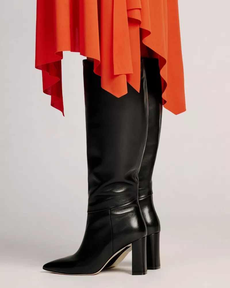 WIDE-HEELED BOOTS TRACEY BLACK