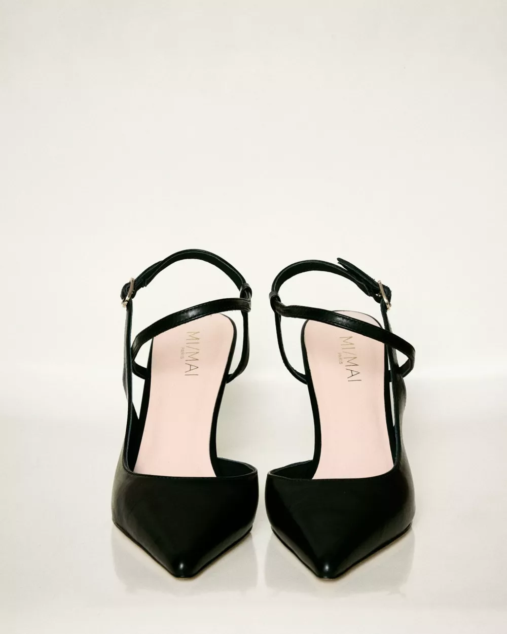 Emy Black Pointy Stilettos