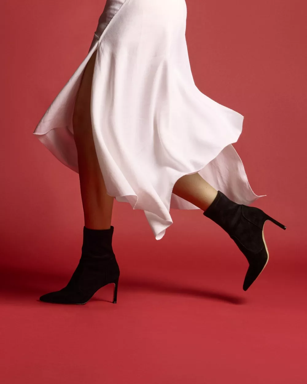 Ophelia Black Pointy Boots