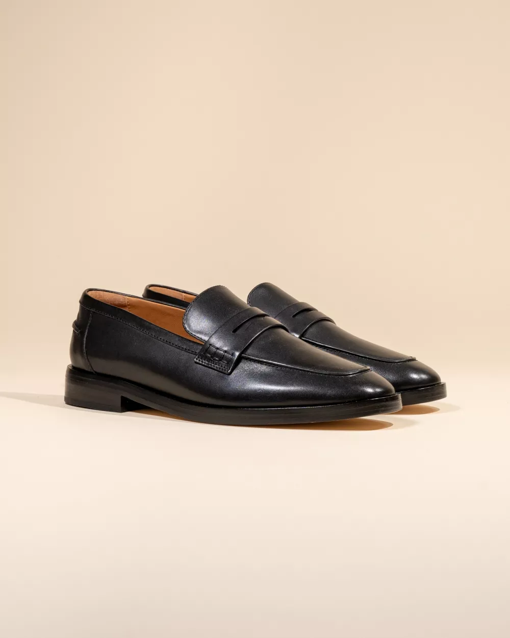 Luciano Black Loafers