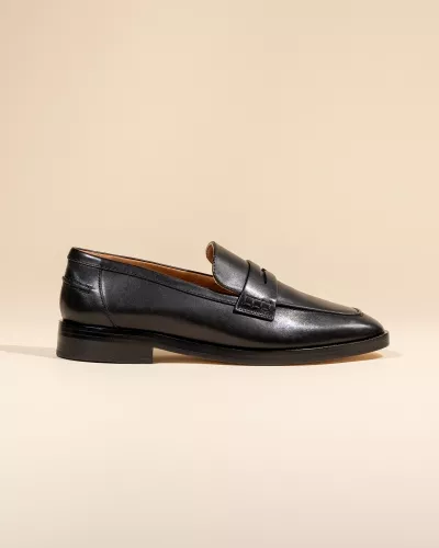 Luciano Black Loafers