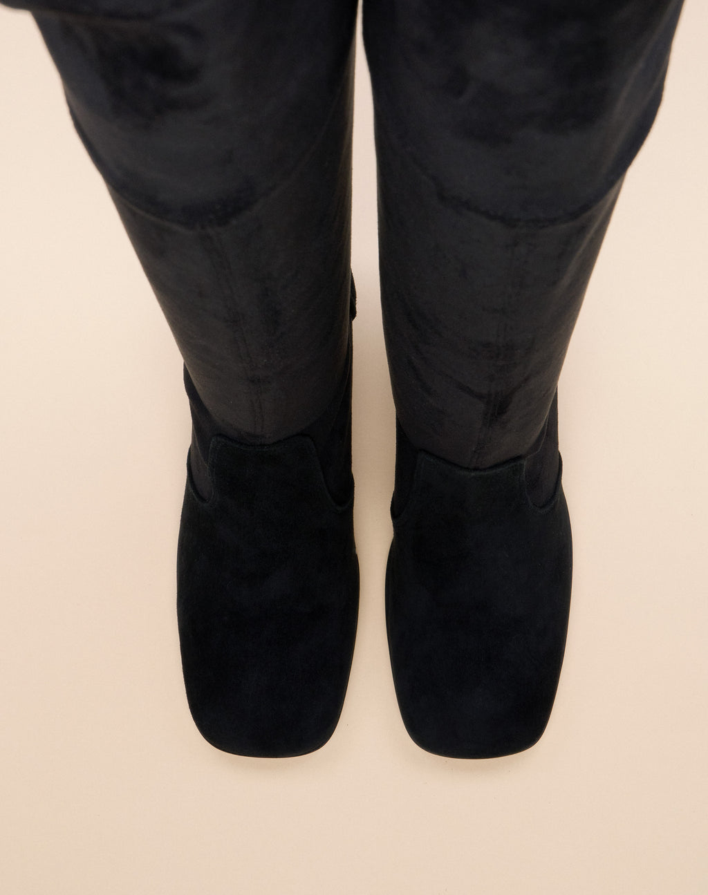 Cuissardes à talon haut Gae High Black