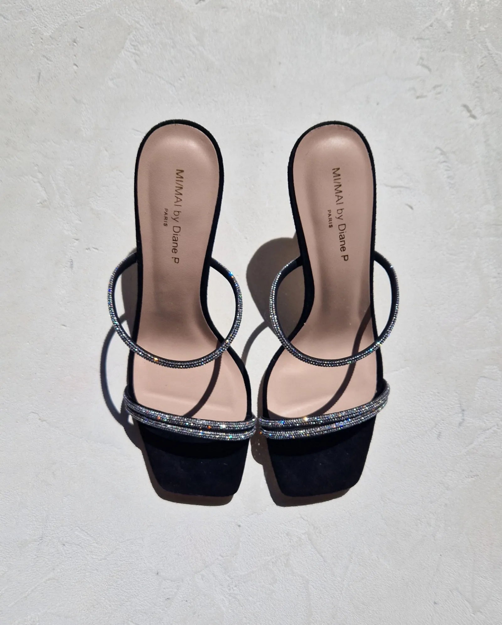 Sandales à talons hauts Tokyo Black by Diane Perreau