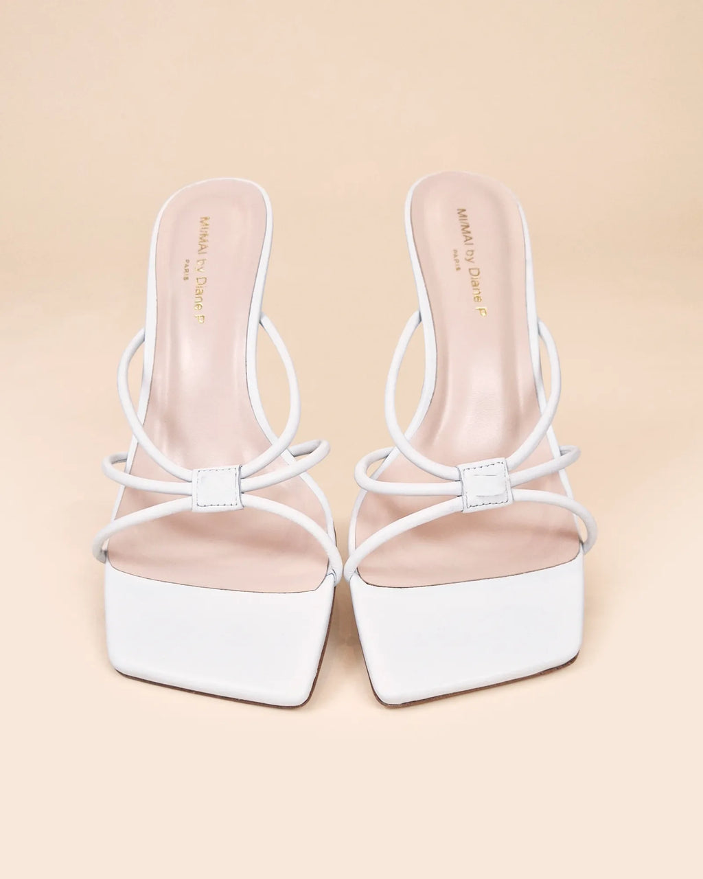 Mules à brides et accessoires interchangeables Thira White