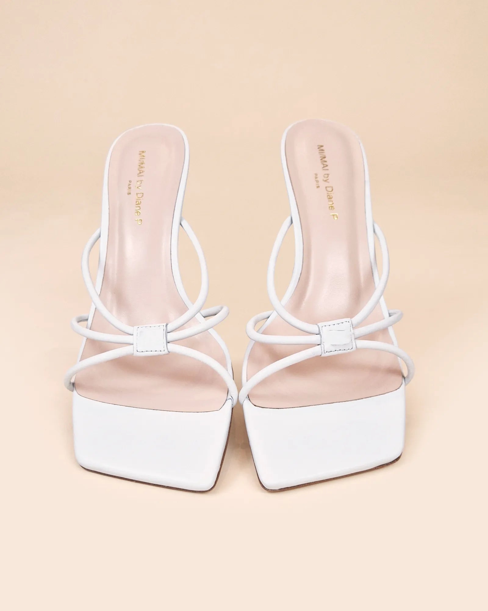 Mules à brides et accessoires interchangeables Thira White