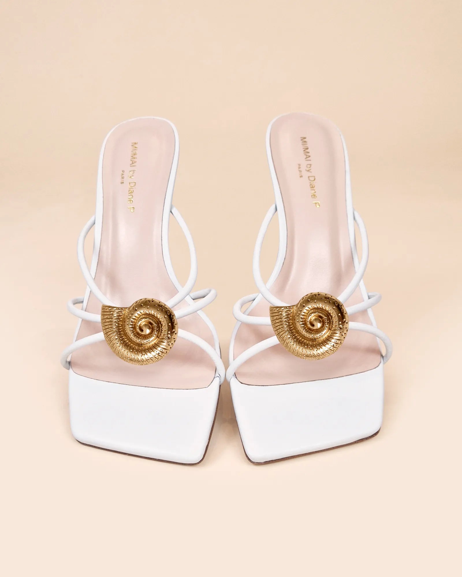 Mules à brides et accessoires interchangeables Thira White