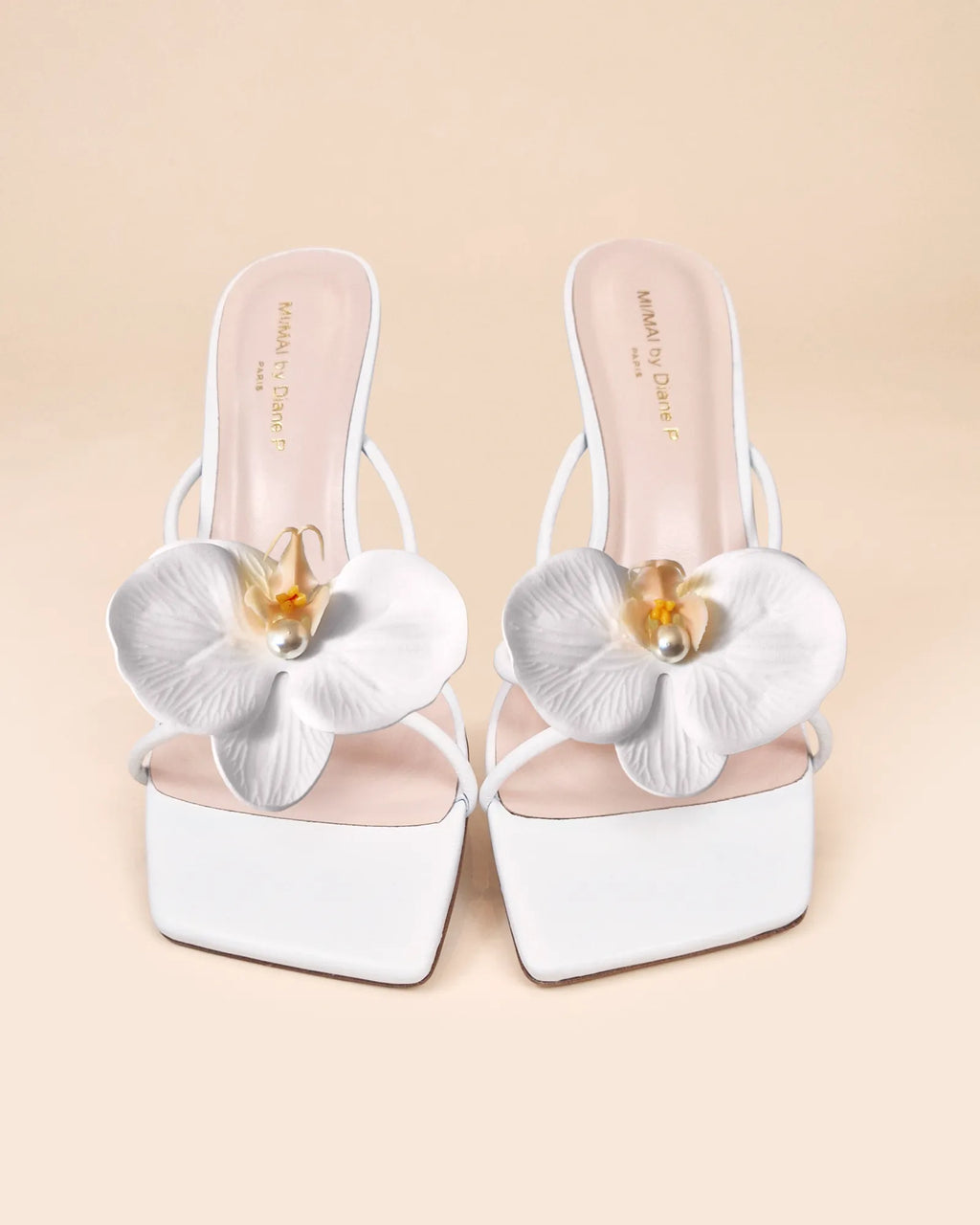 Mules à brides et accessoires interchangeables Thira White