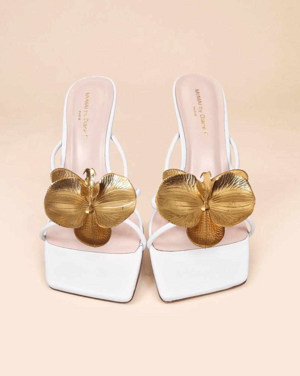 Mules à brides et accessoires interchangeables Thira White