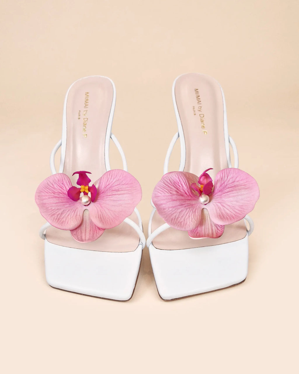 Mules à brides et accessoires interchangeables Thira White