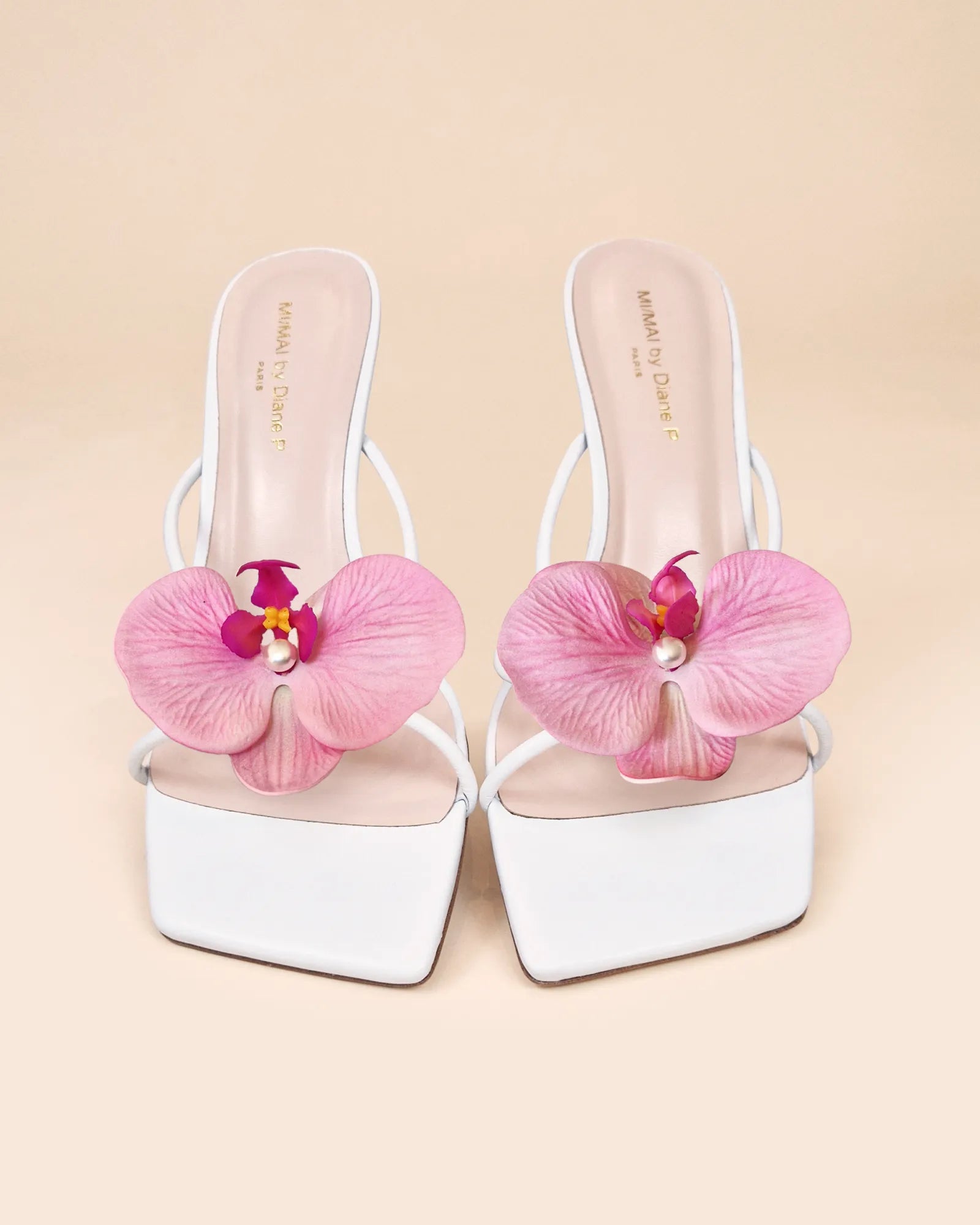 Mules à brides et accessoires interchangeables Thira White