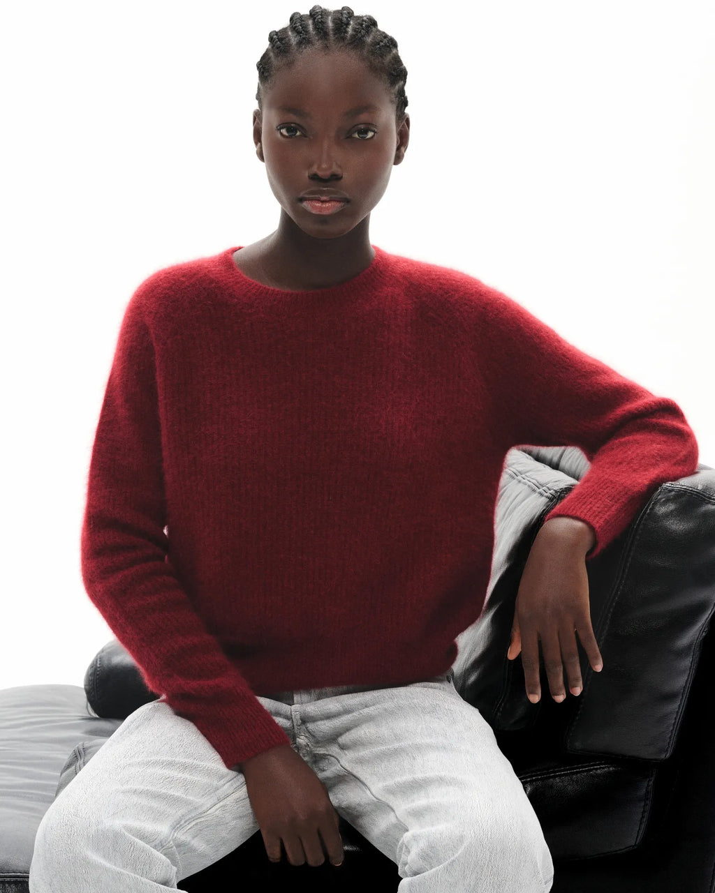 PULL EN MAILLE DE RACCOON MARLY RED