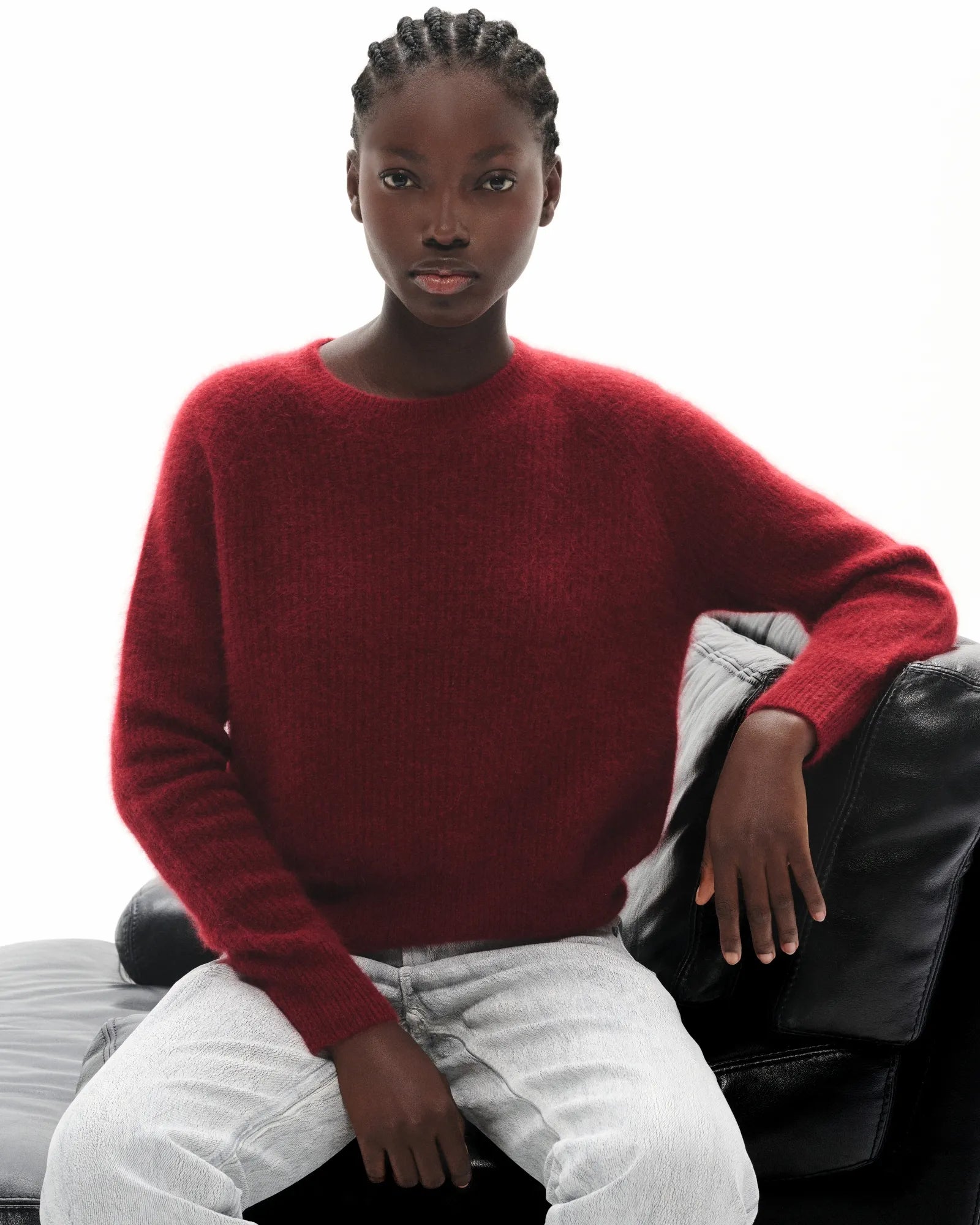 PULL EN MAILLE DE RACCOON MARLY RED