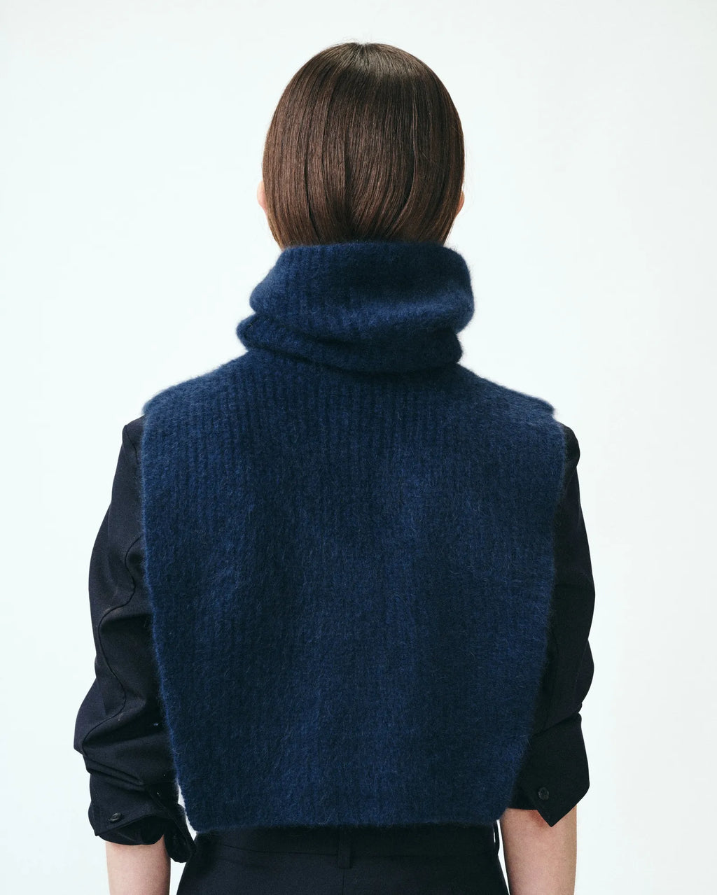 COL AMOVIBLE EN MAILLE DE RACCOON CASPER NAVY