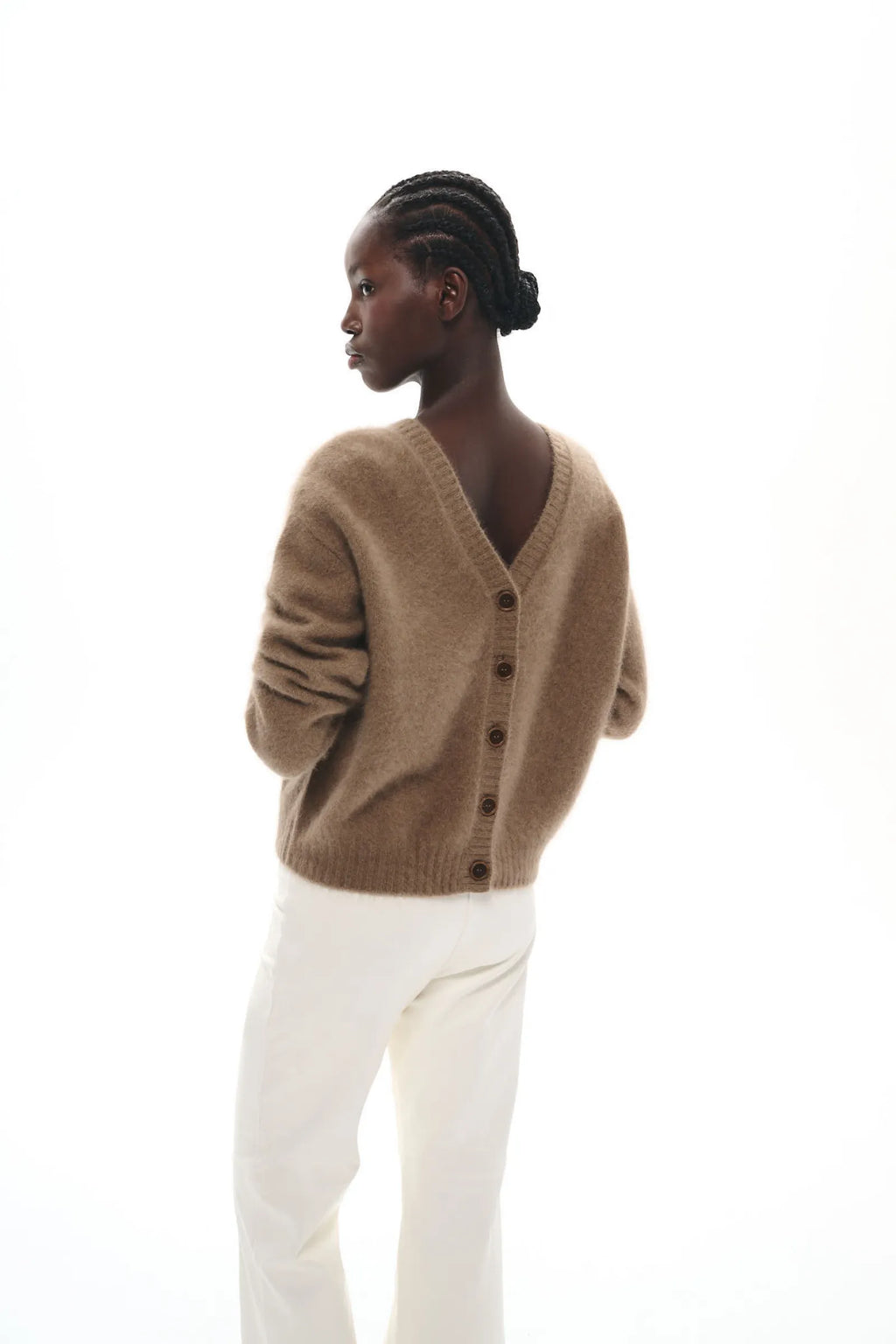 CARDIGAN EN MAILLE DE RACCOON CARMI NUT