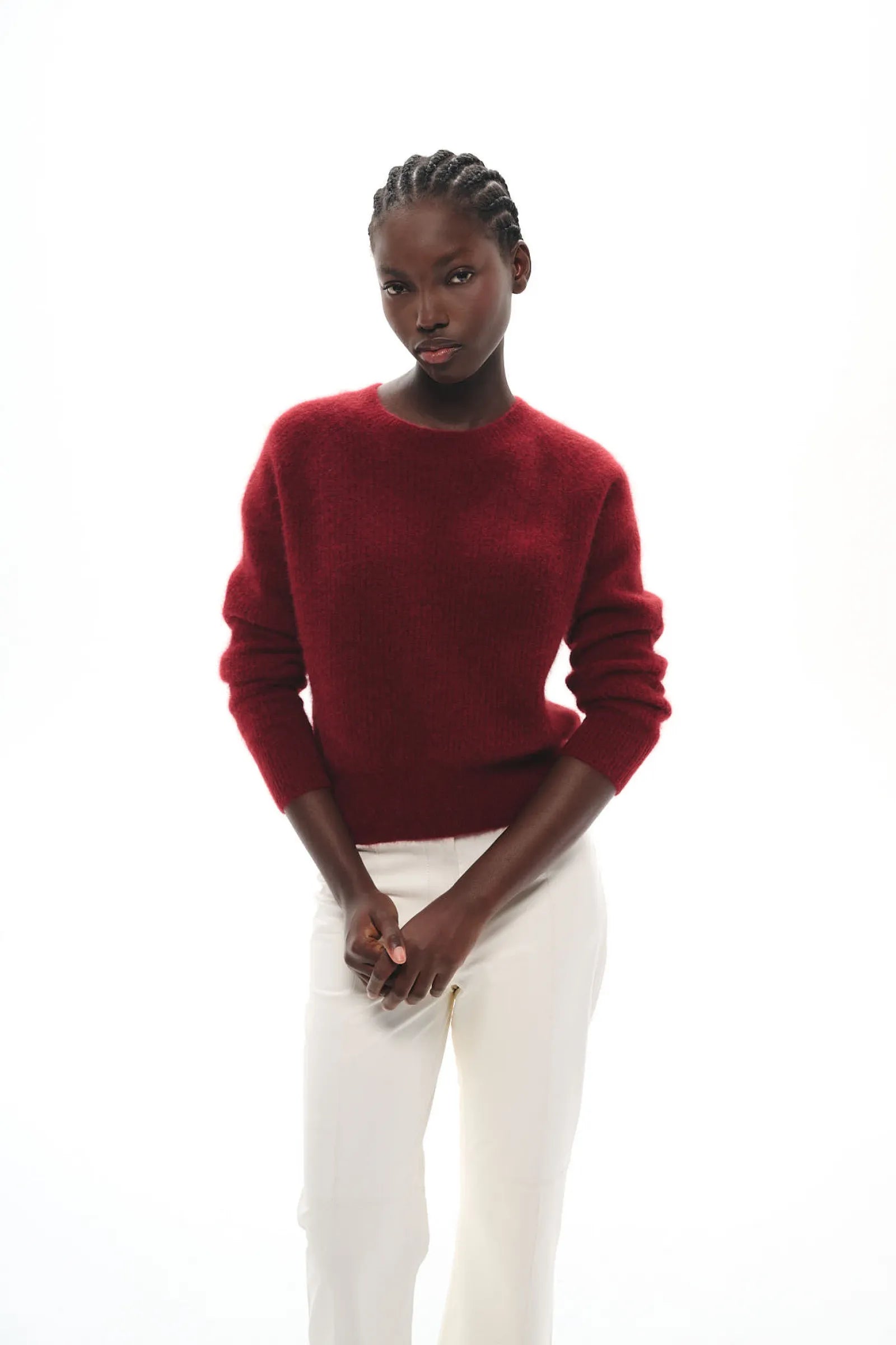 PULL EN MAILLE DE RACCOON MARLY RED