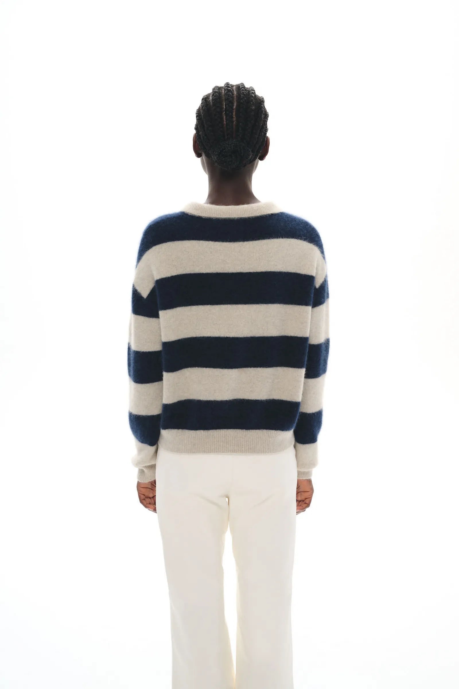 POLO EN MAILLE DE RACCOON ROBIN GREY NAVY