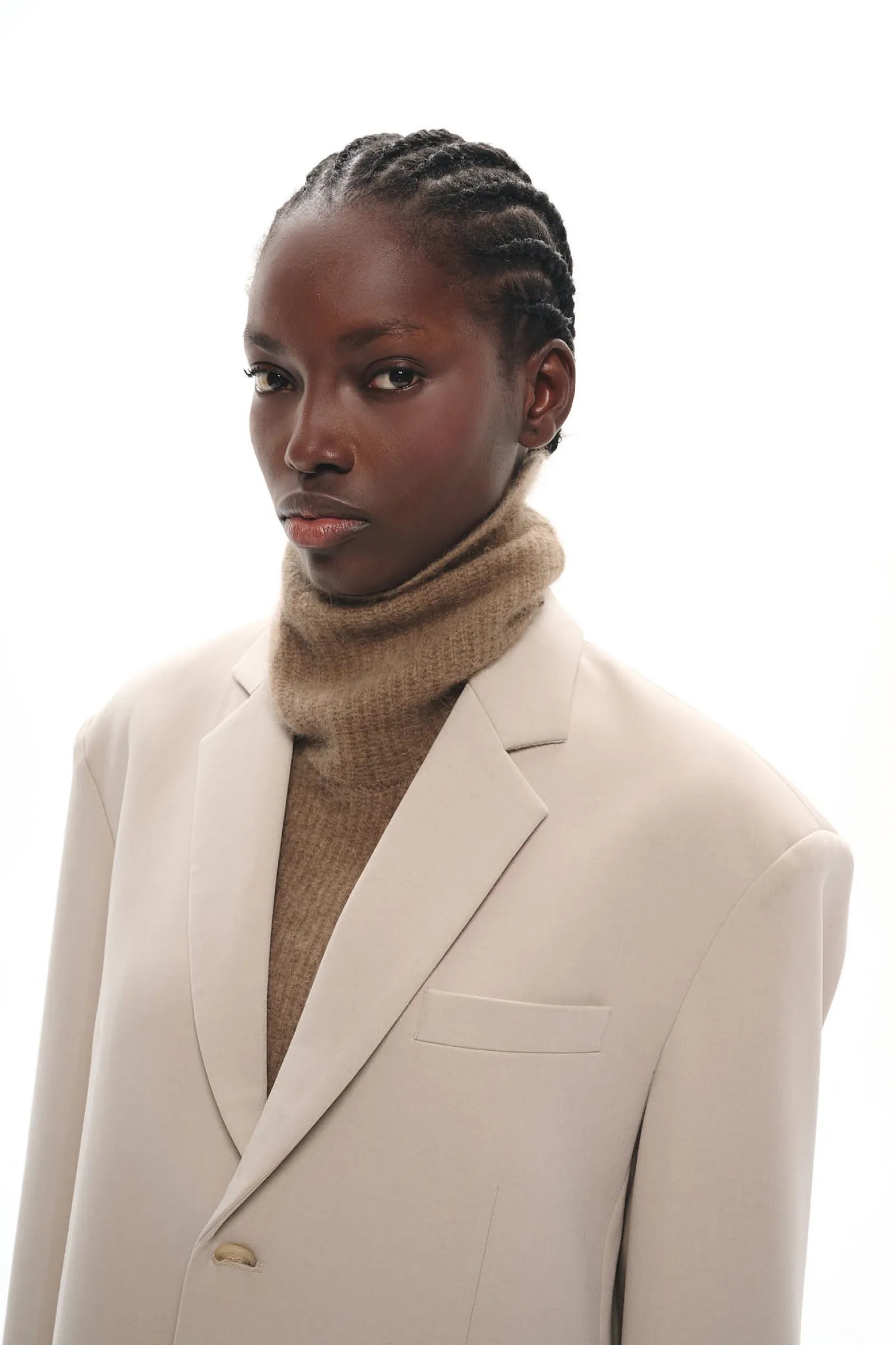 COL AMOVIBLE EN MAILLE DE RACCOON CASPER NUT