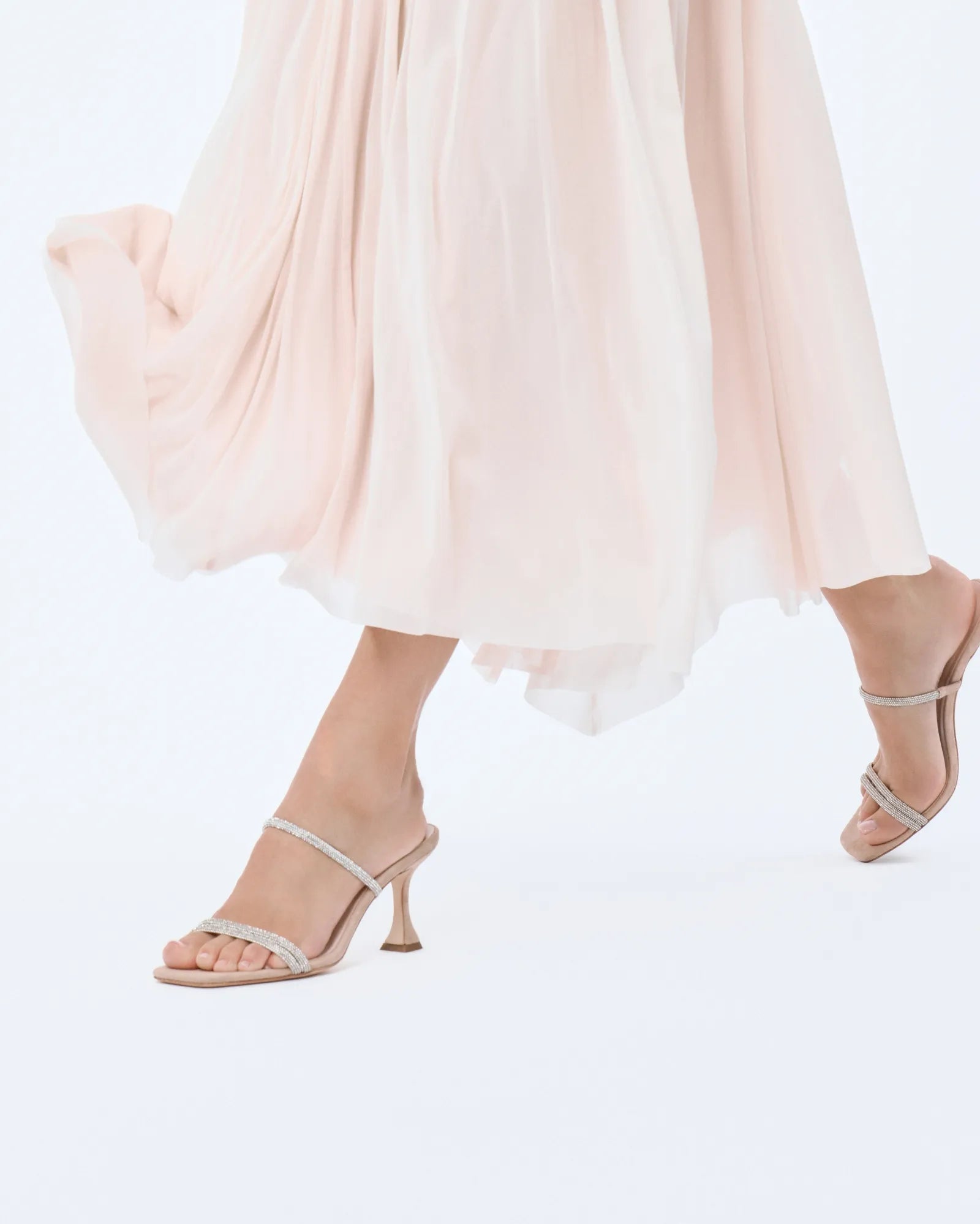 Sandales à talons hauts Tokyo white by Diane Perreau Sandales Tokyo Silver by Diane Perreau Tokyo Nude by Diane Perreau