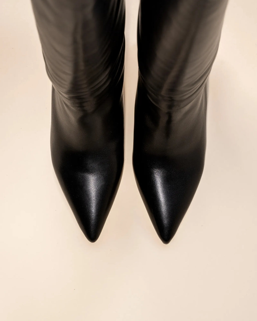COCO BLACK STILT HEEL BOOTS