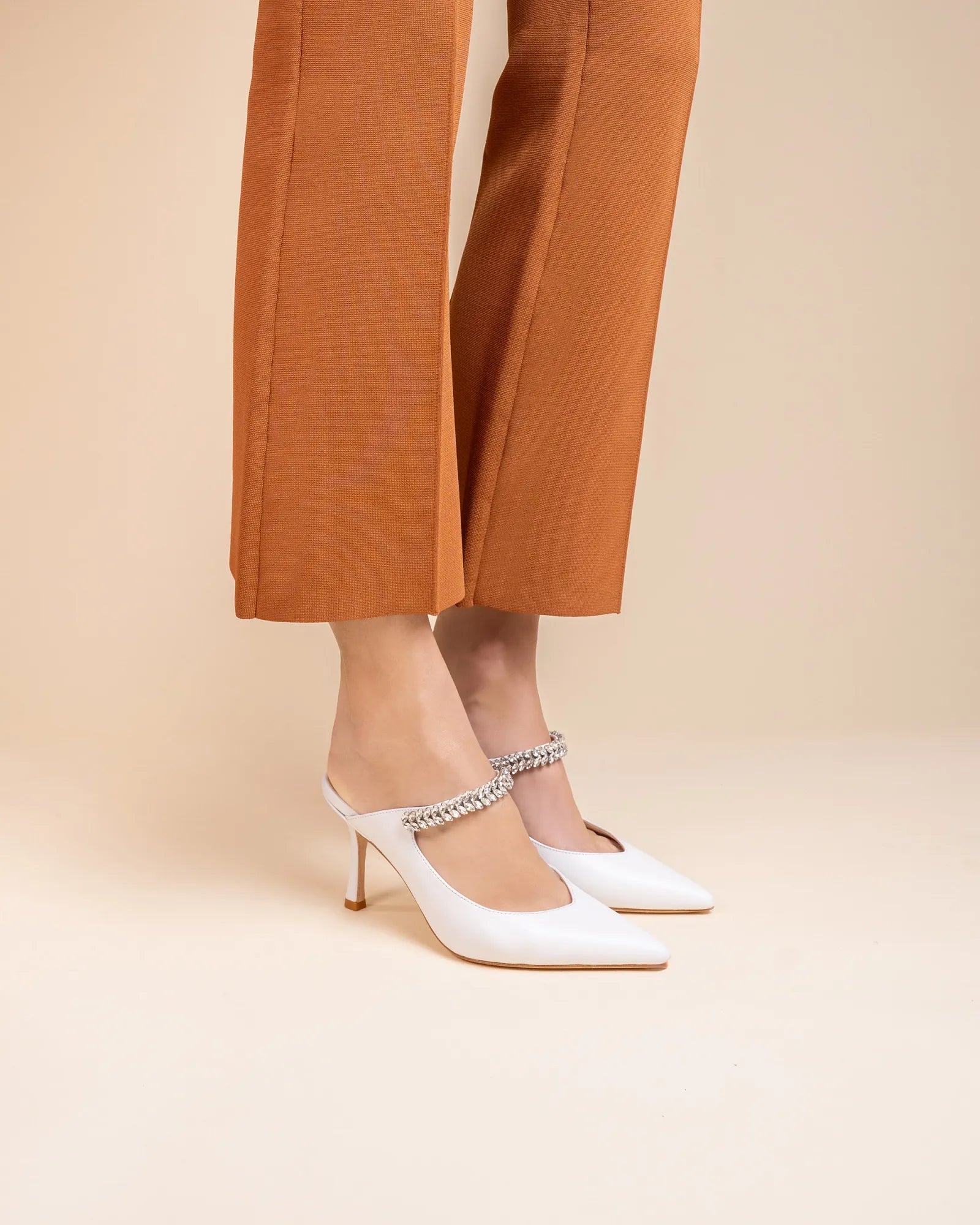 Harper White Satin by Diane Perreau