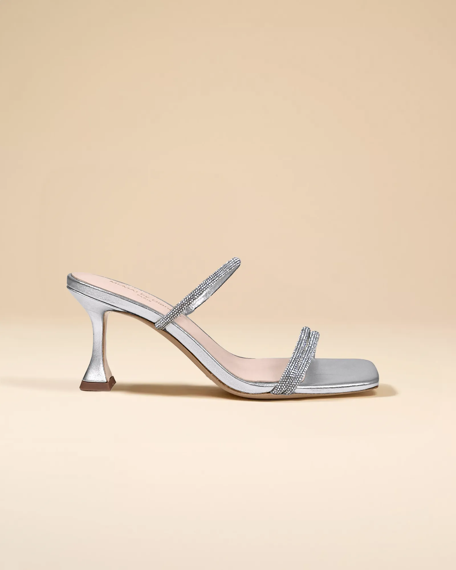 Sandales à talons hauts Tokyo Silver by Diane Perreau