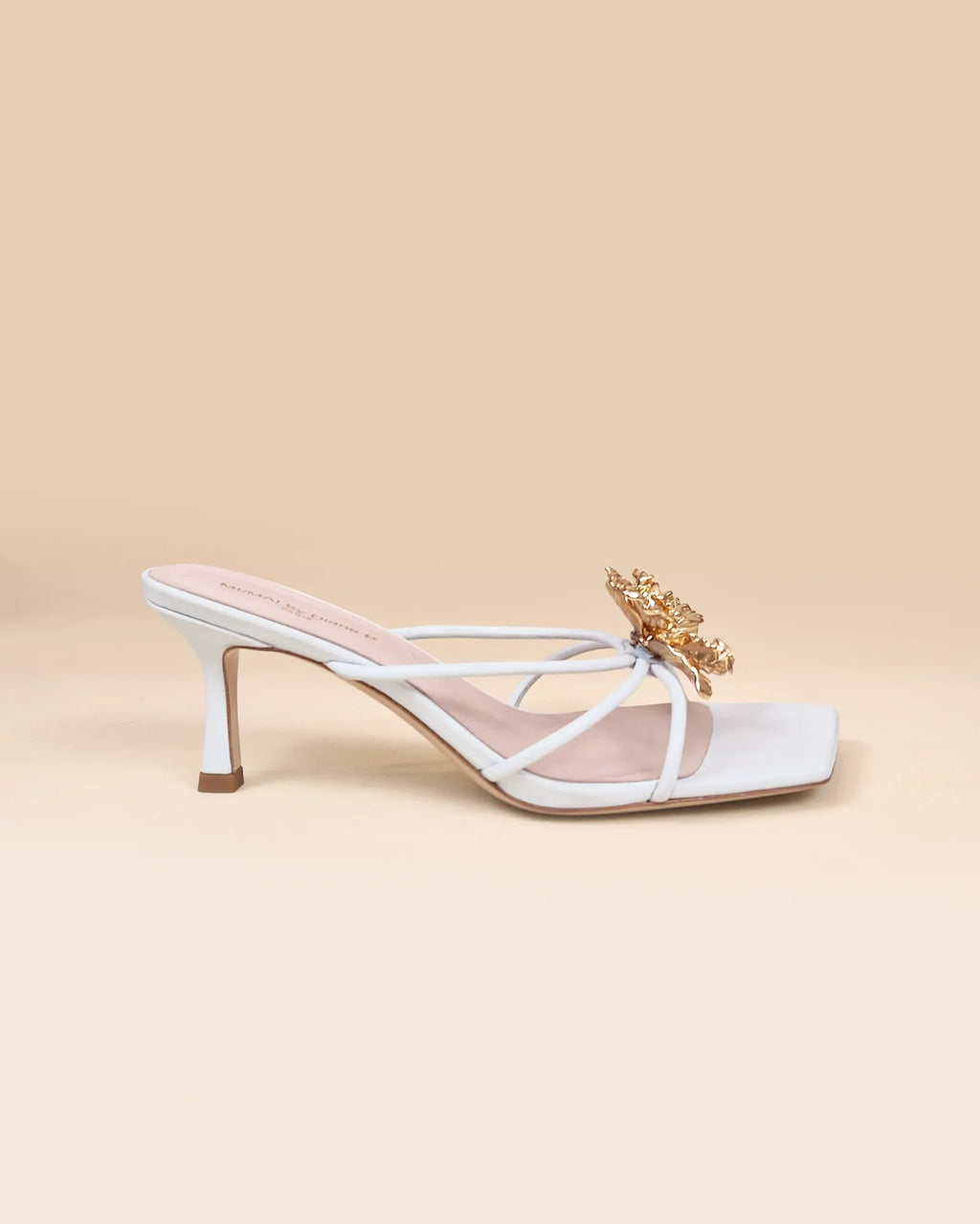 Mules à brides et accessoires interchangeables Thira White