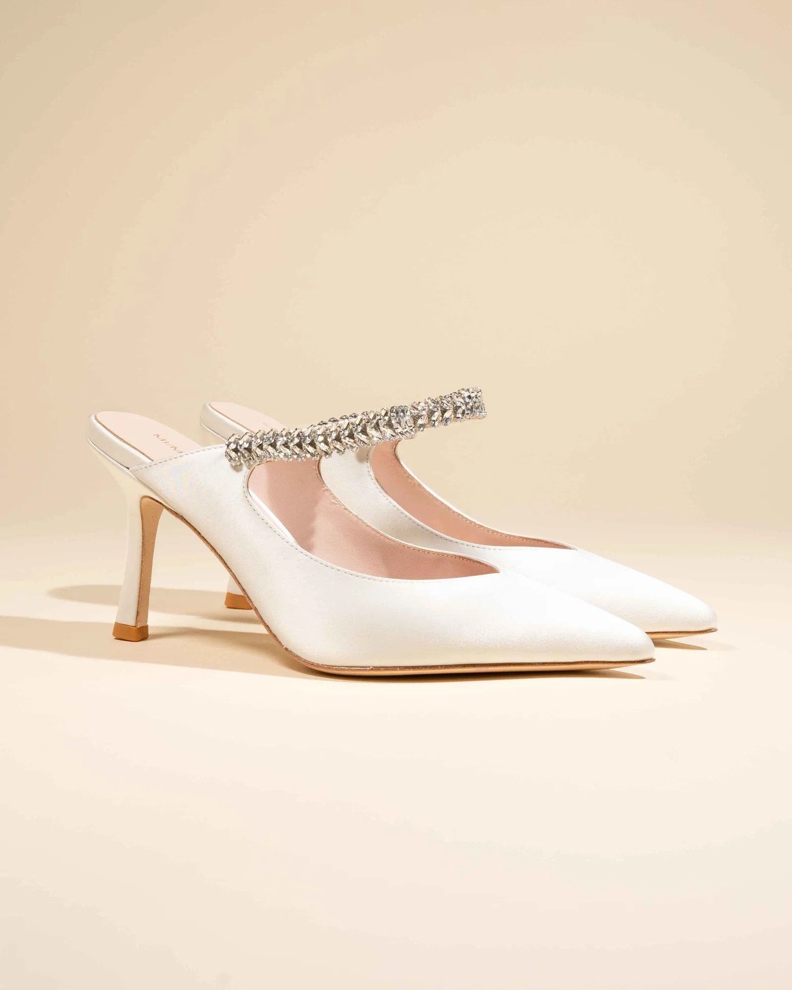 Harper White Satin by Diane Perreau