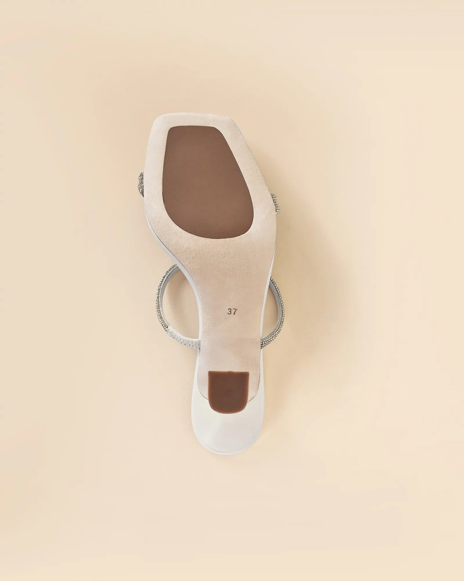 Sandales à talons hauts Tokyo white by Diane Perreau
