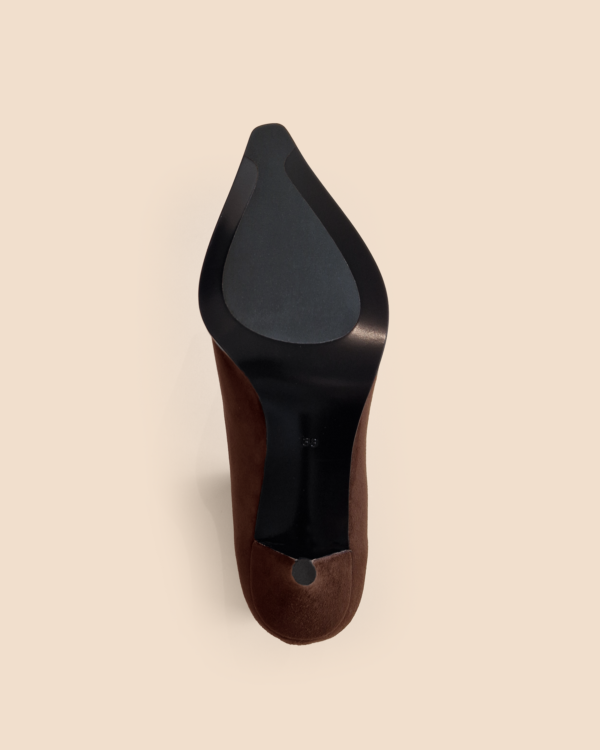 BOTTINES CHOCOLATS A BOUT POINTU ET TALON AIGUILLE ANDO CHOCOLATE