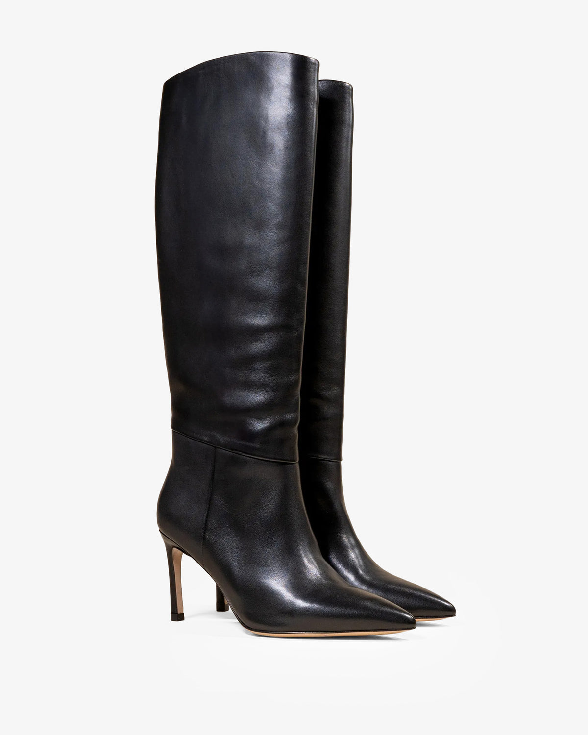 COCO BLACK STILT HEEL BOOTS