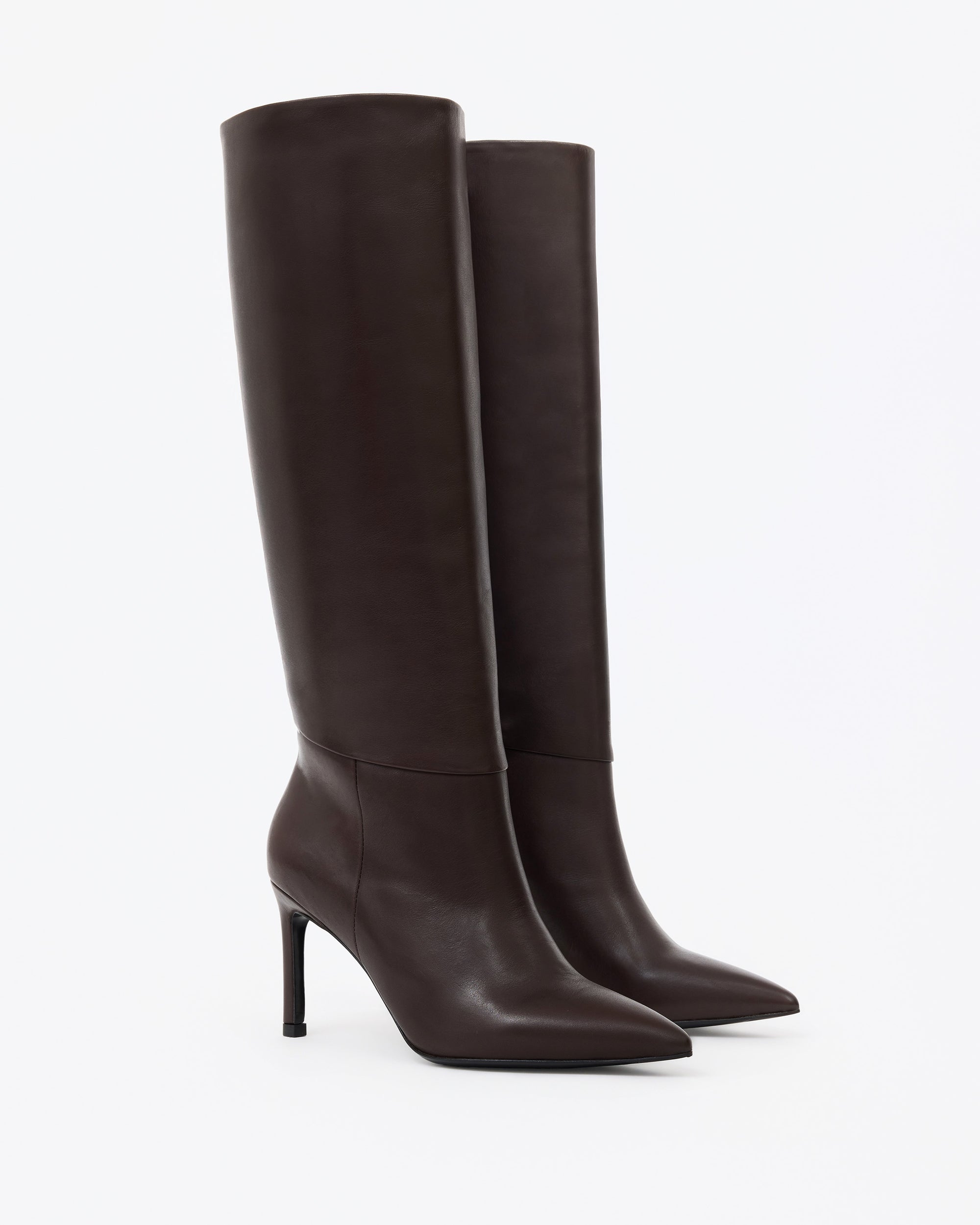 COCO BLACK STILT HEEL BOOTS
