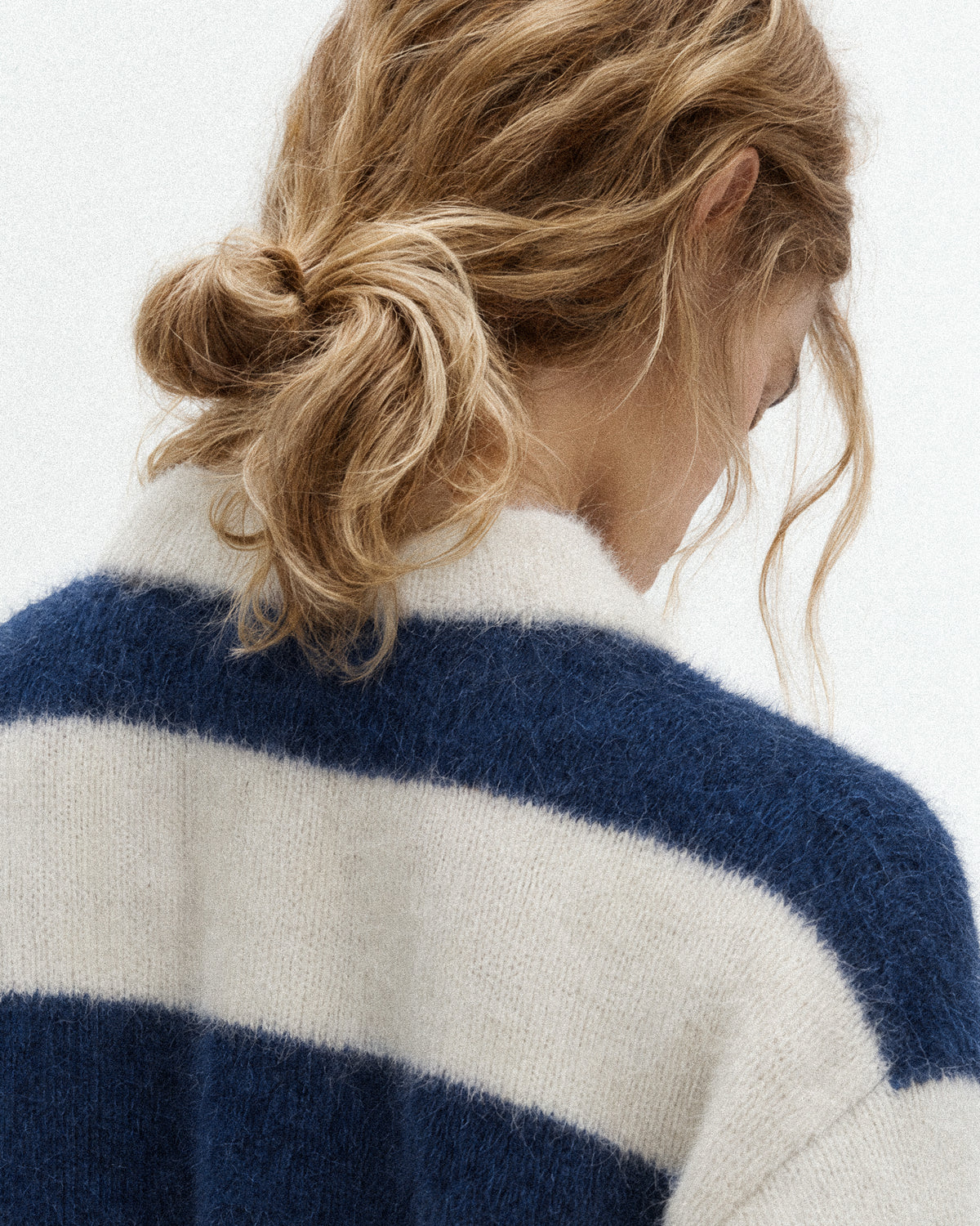 POLO EN MAILLE DE RACCOON ROBIN GREY NAVY