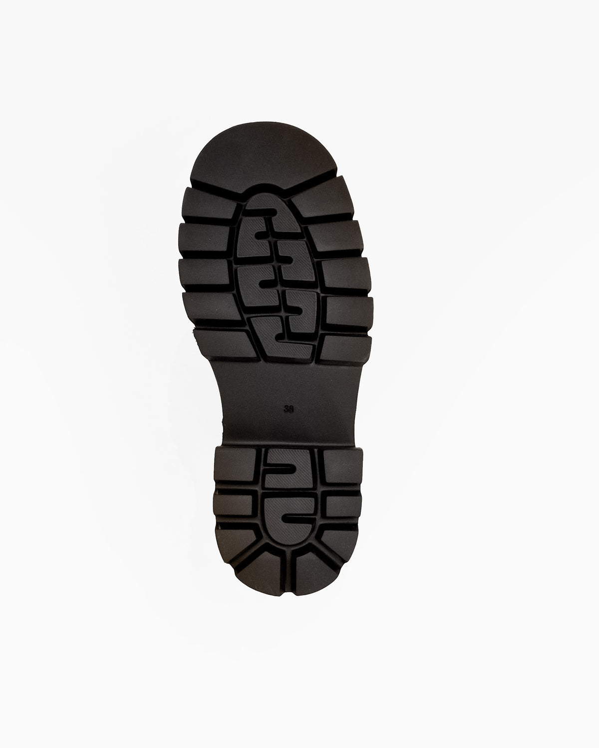 HERPEN BLACK LEATHER CHUNKY LOOT BOOTS