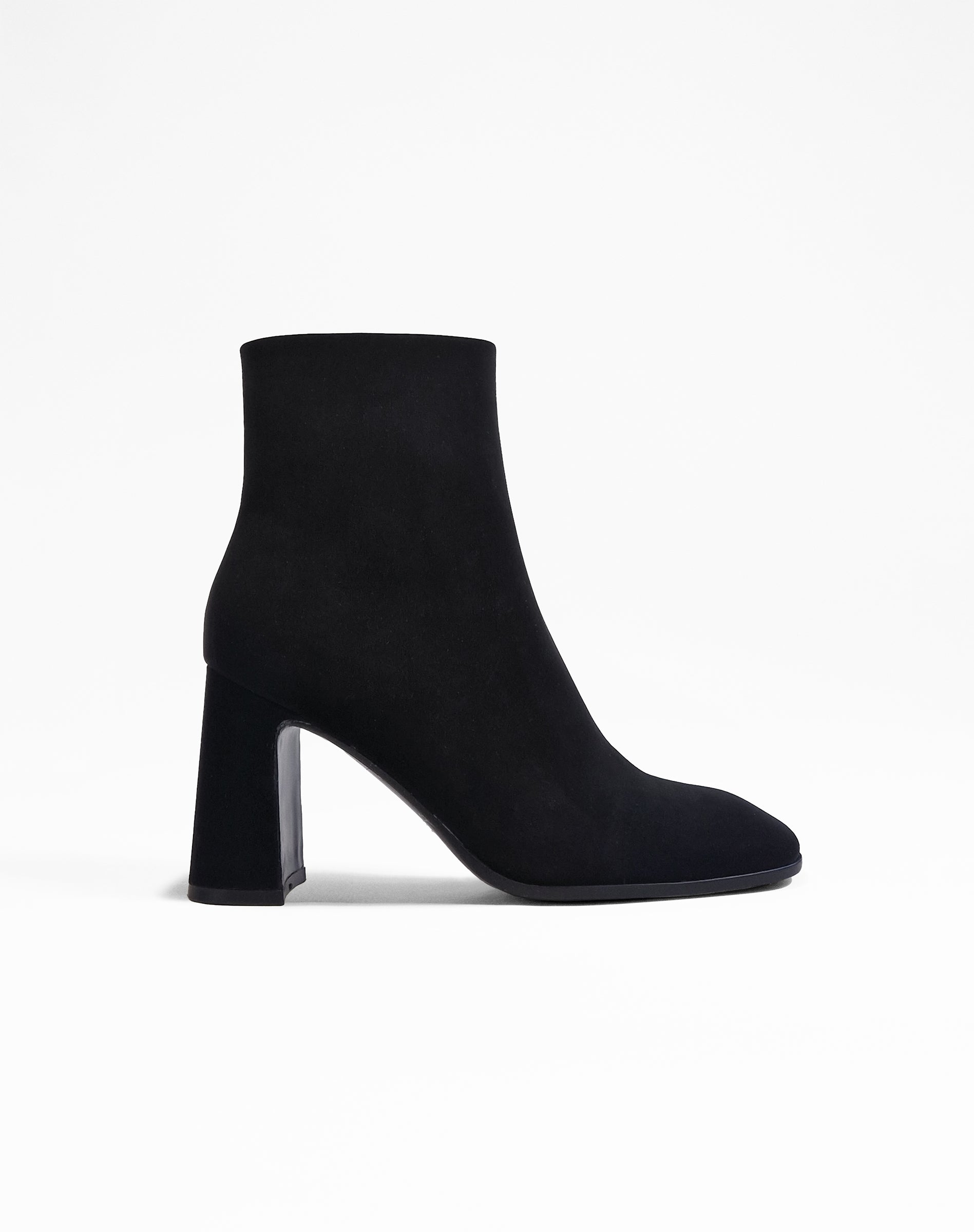 KRUGER HIGH BLACK MATTE SQUARE-TOE ANKLE BOOTS