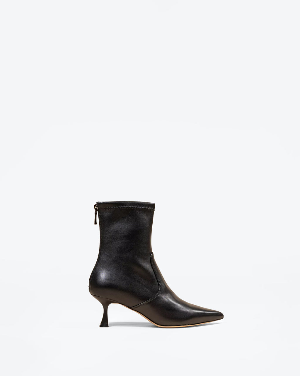 BOTTINES BOUT POINTU TALON BOBINE LOUISE BLACK