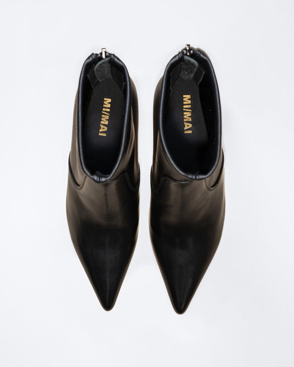 BOTTINES BOUT POINTU TALON BOBINE LOUISE BLACK