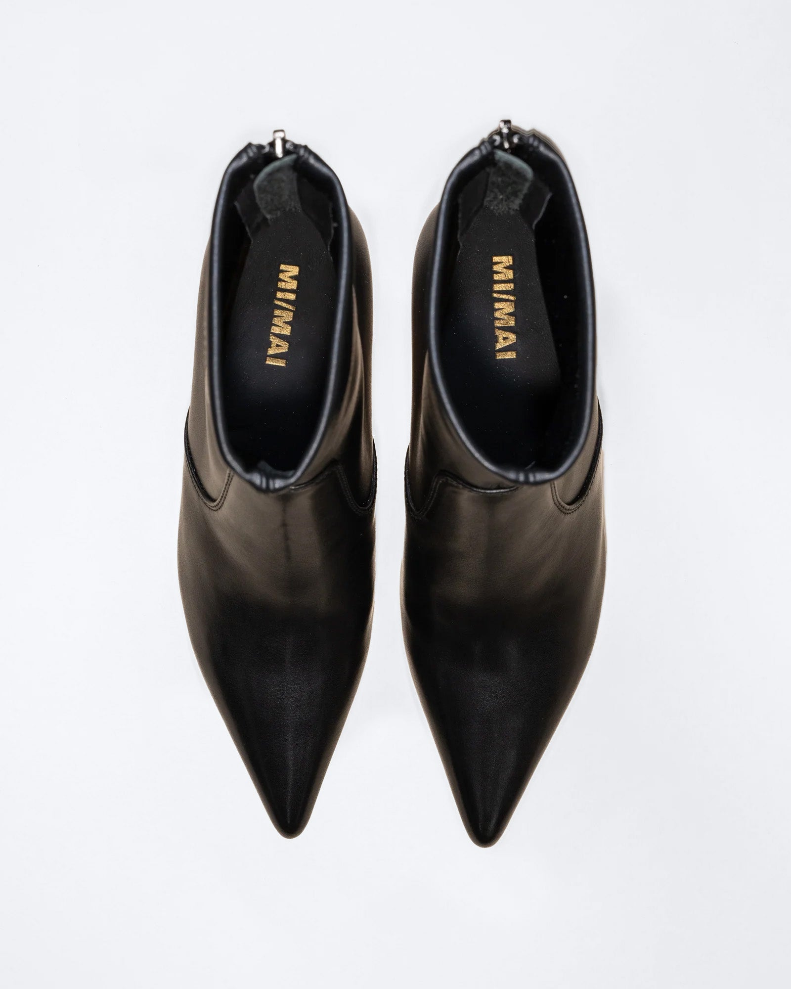 BOTTINES BOUT POINTU TALON BOBINE LOUISE BLACK