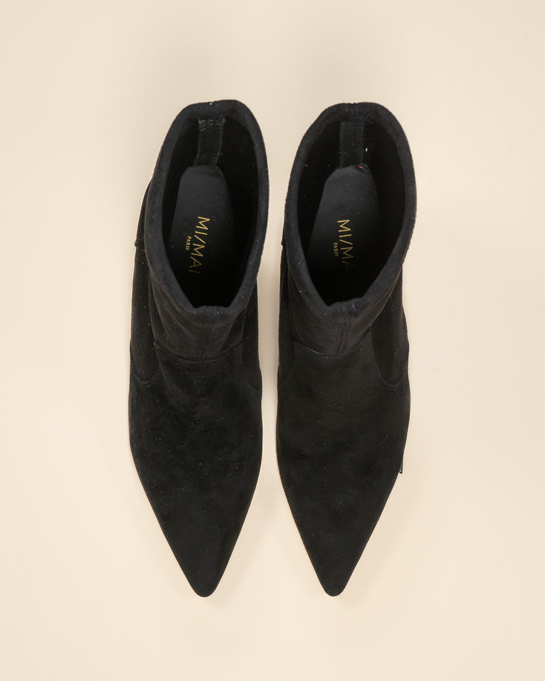 Bottines à talon et bout pointu Ophelia Black