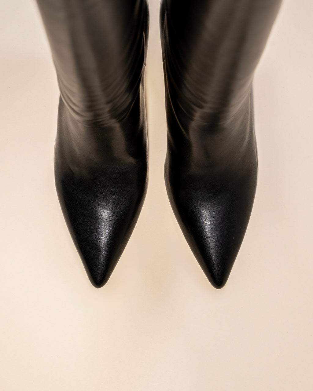 TRACEY BLACK BOOTS WITH A WIDE HEEL