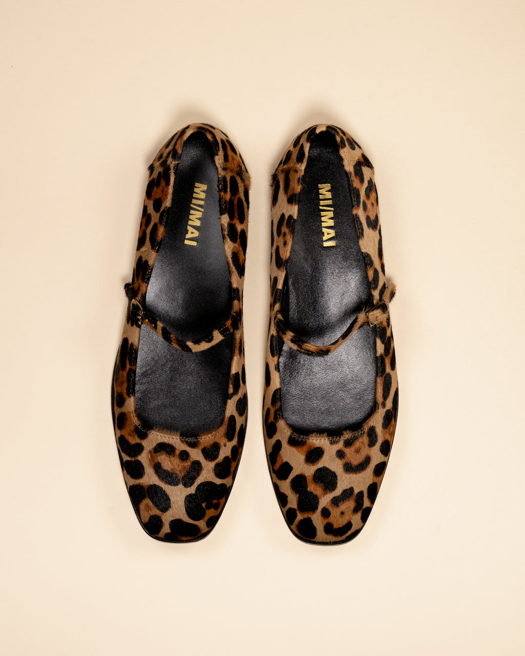 Ballerine à bride façon babies à imprimé léopard Caruso Leo