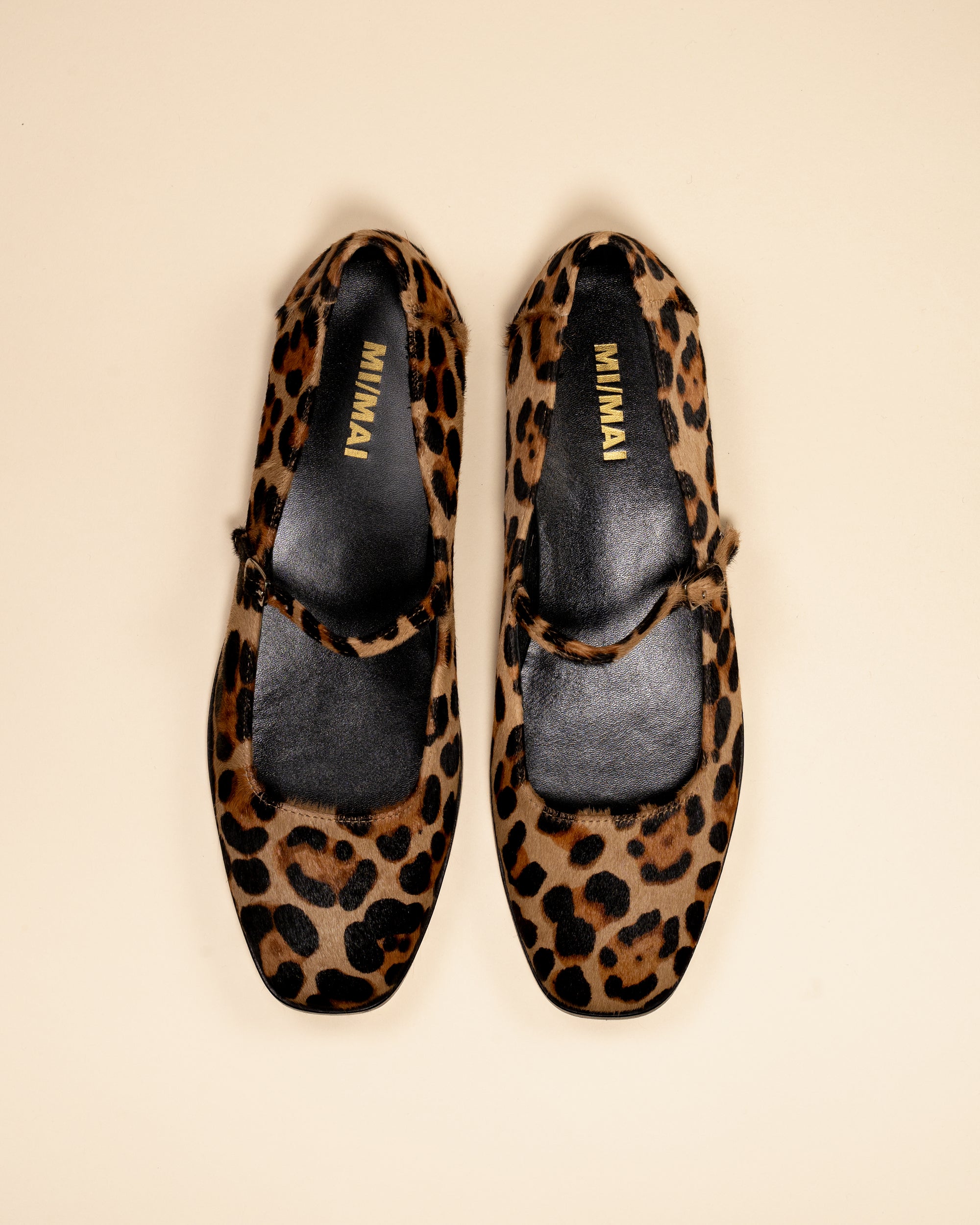 Ballerine à bride façon babies à imprimé léopard Caruso Leo
