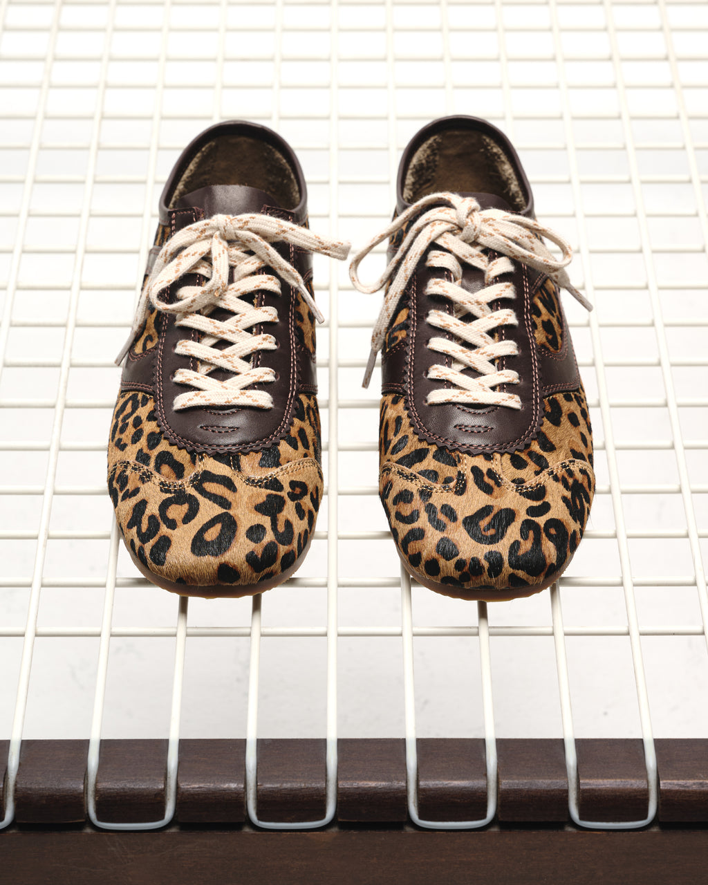 BASKETS A IMPRIME LEOPARD PAOLA LEO