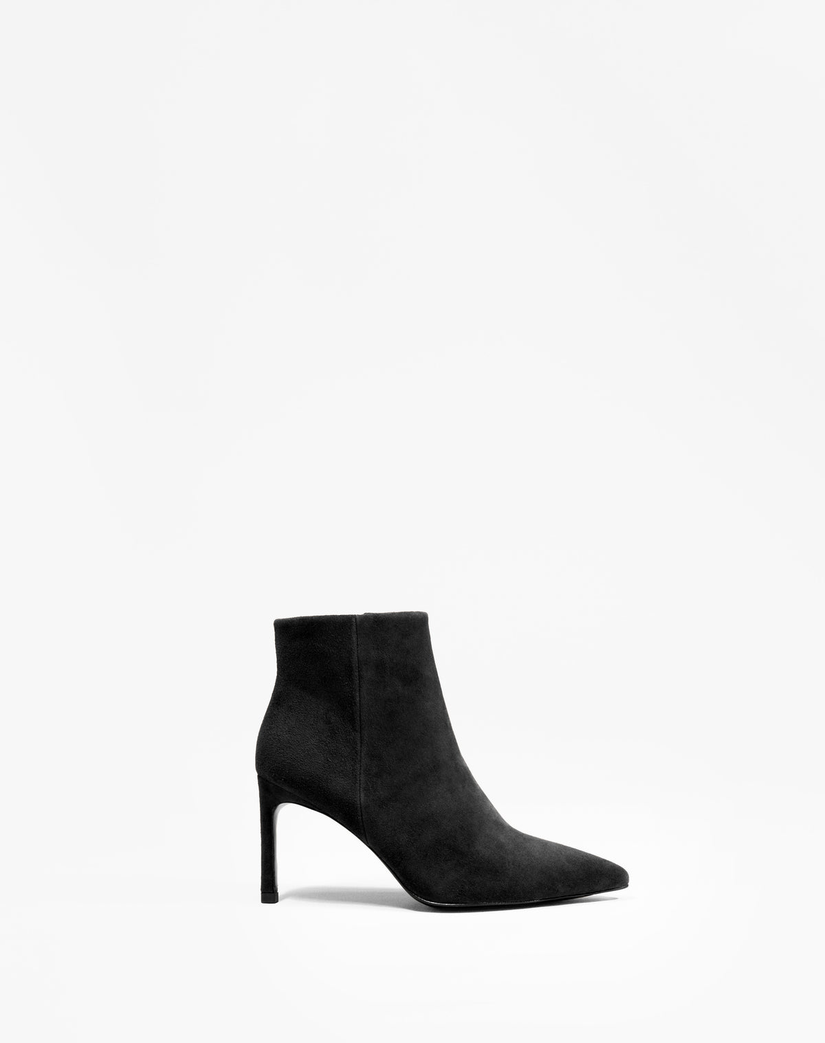 Noura Chocolate Suede pointed-toe ankle boots