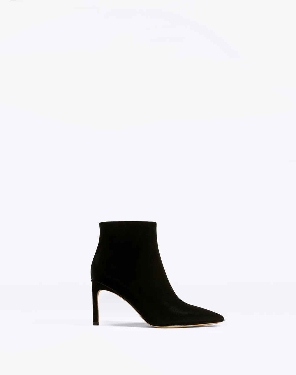 Bottines à talon et bout pointu Noura Black