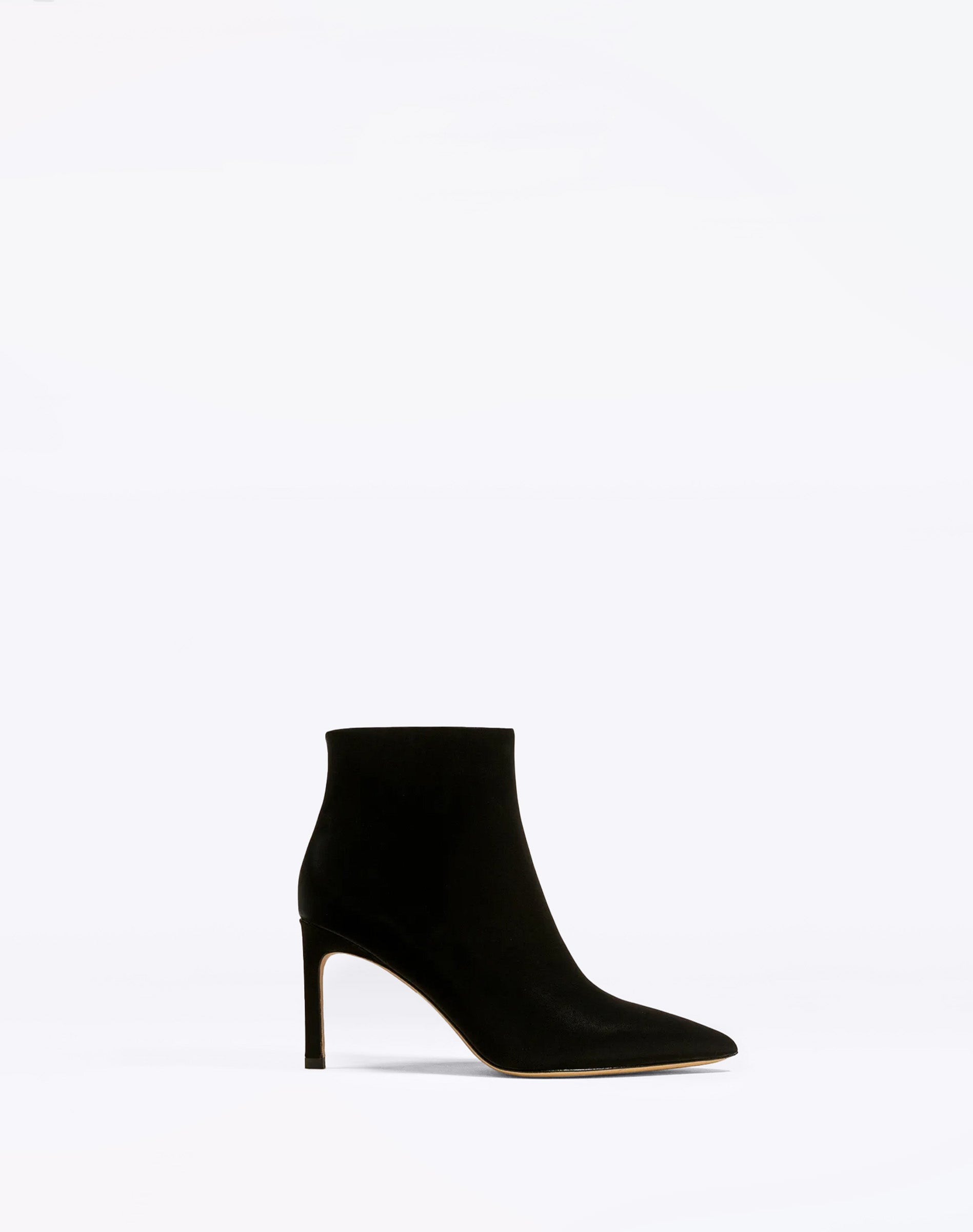 Bottines à talon et bout pointu Noura Black
