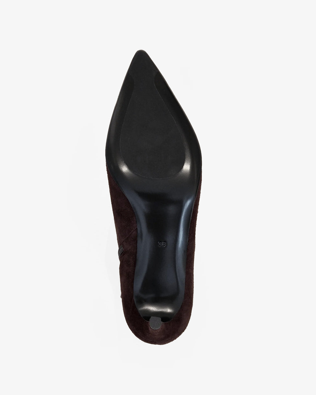 Noura Chocolate Suede pointed-toe ankle boots