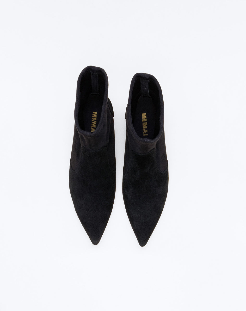Bottines à petit talon et bout pointu Ophelia Low Black