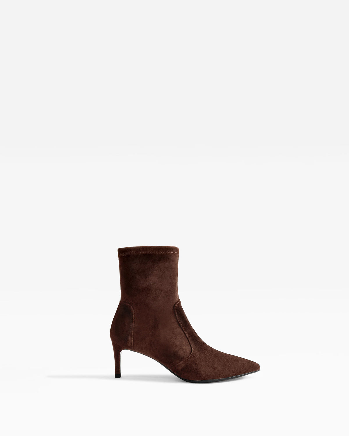 Bottines à talon et bout pointu Ophelia Low Chocolate