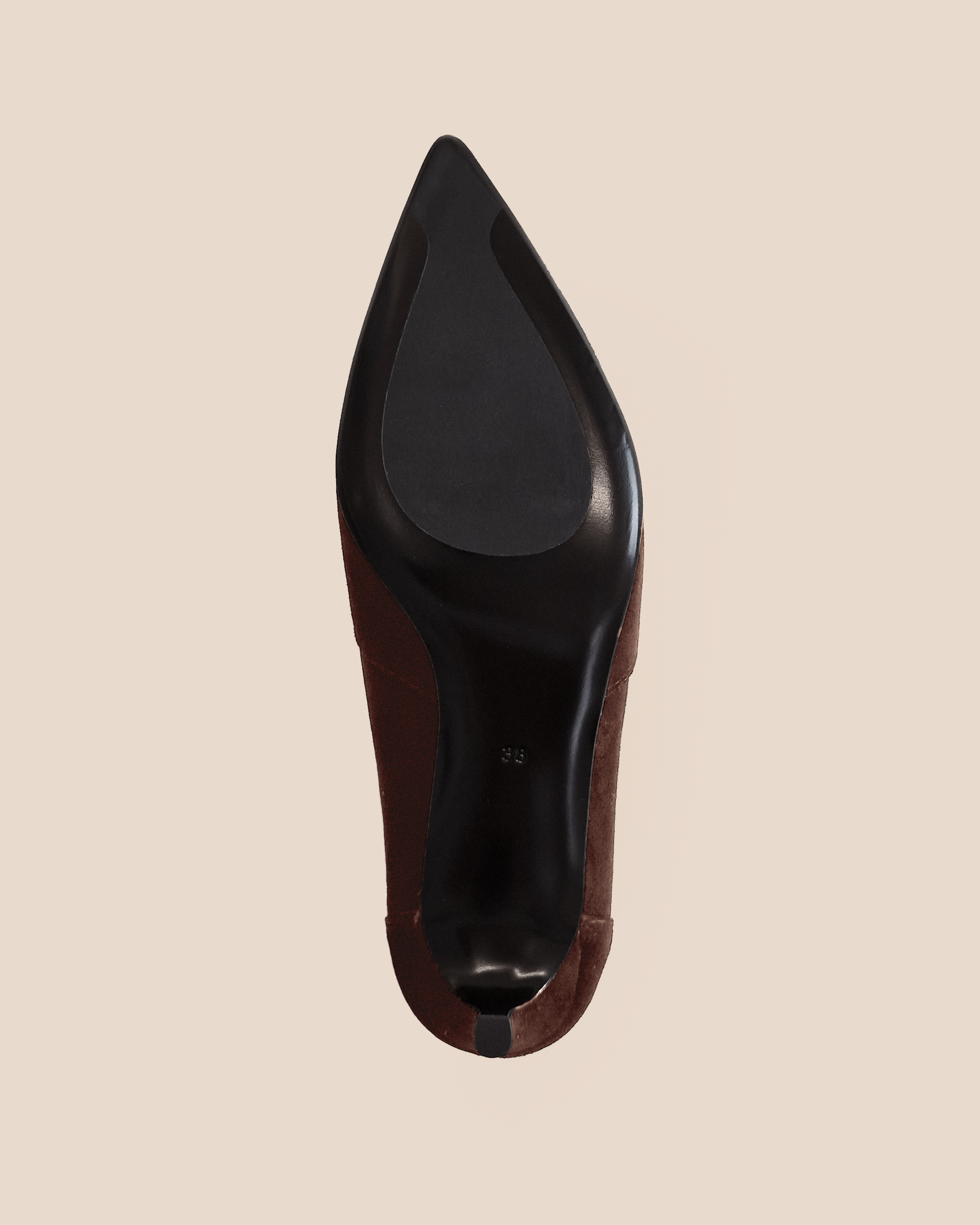 Bottines à talon et bout pointu Ophelia Low Chocolate