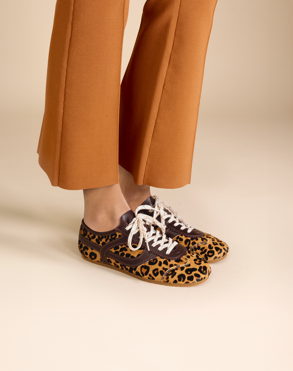 BASKETS A IMPRIME LEOPARD PAOLA LEO